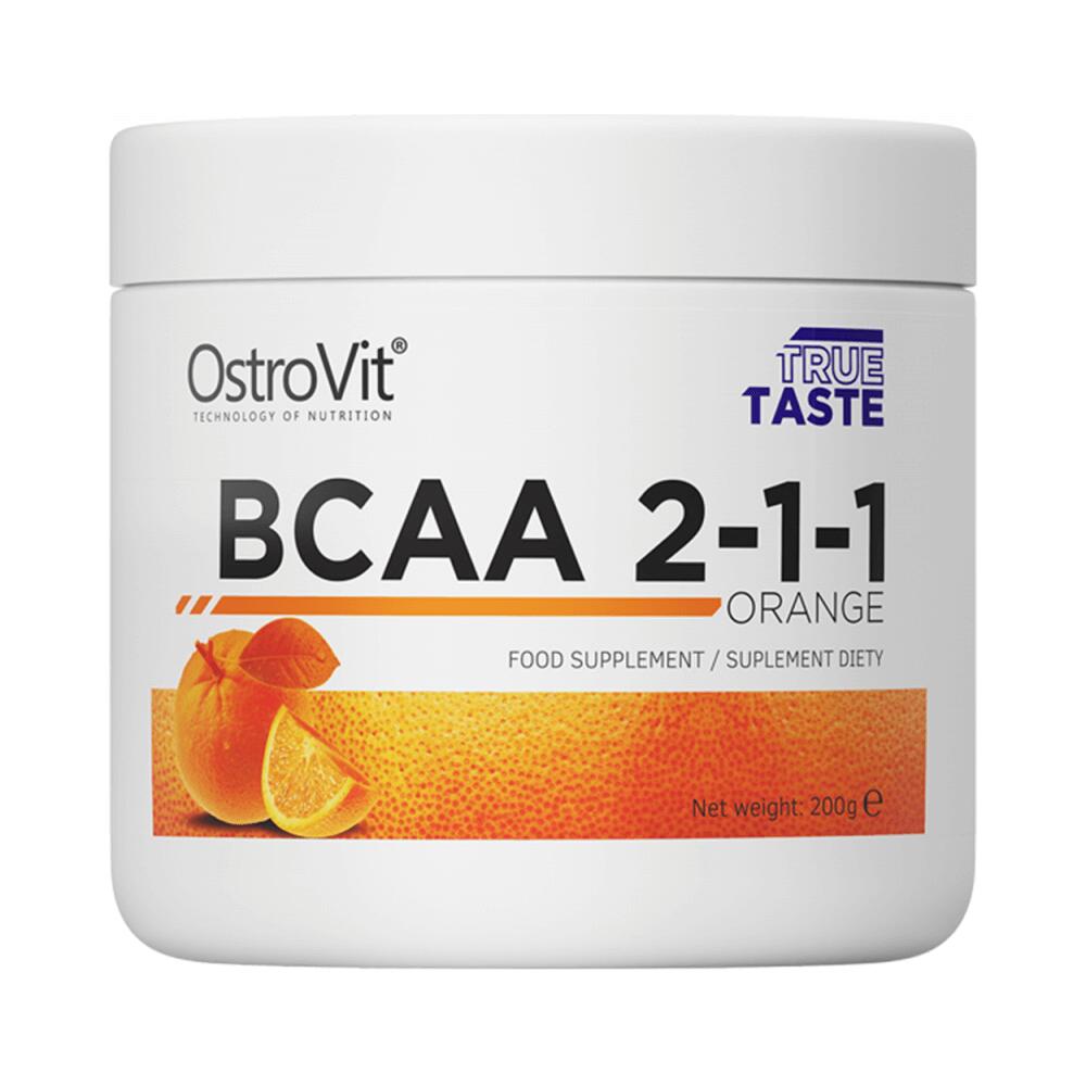 OSTROVIT OstroVit BCAA 2:1:1 (200g) Orange - Aminoacidi - BCAA