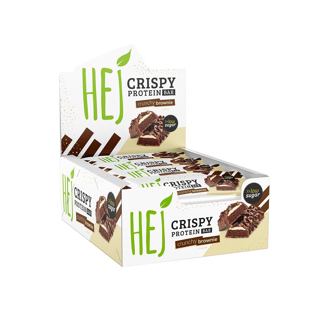 HEJ Natural HEJ Crispy Bar (12x45g) Crunchy Brownie - Barres - Barres protéinées 6/6