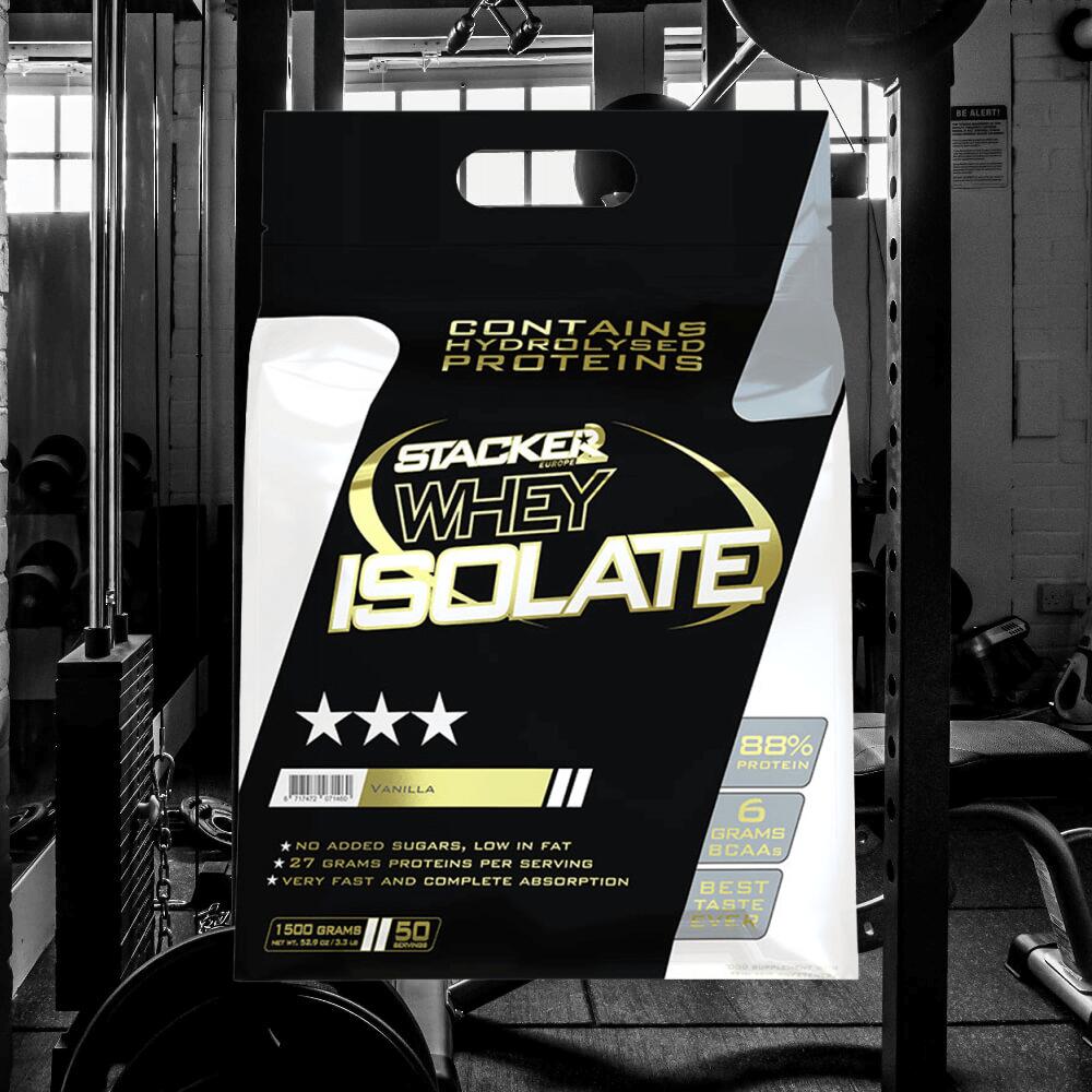 Stacker2 Whey Isolate (1500g) Vanilla - Proteine 2/3
