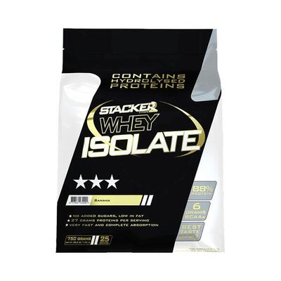 Stacker2 whey isolate (750g) vanilla - eiwitten - wei-eiwit isolaat