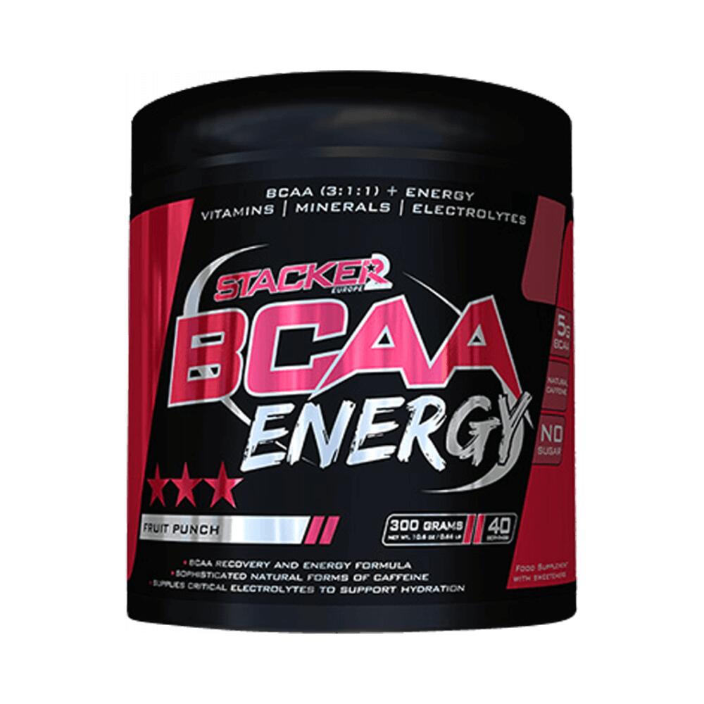 STACKER2 Stacker2 BCAA Energy (300g) Fruit Punch - Aminoacidi - BCAA