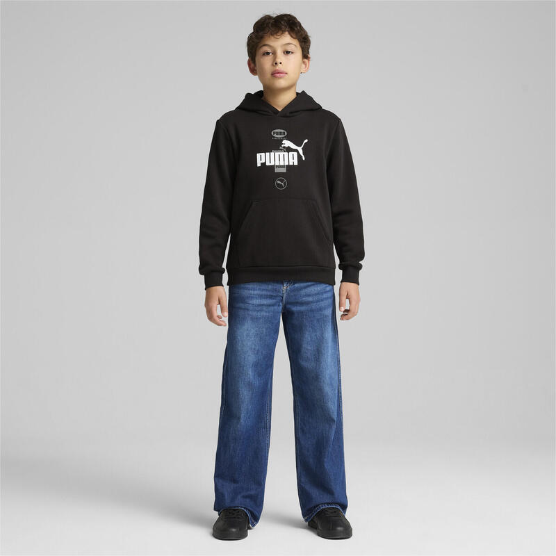 Hoodie à imprimés PUMA POWER Enfant et Adolescent PUMA Black