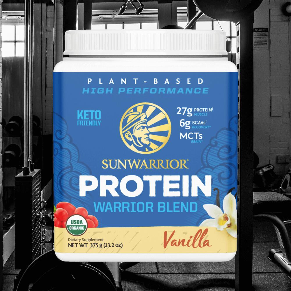 Sunwarrior Warrior Blend Organic (375g) Vanilla - Protéines 2/4