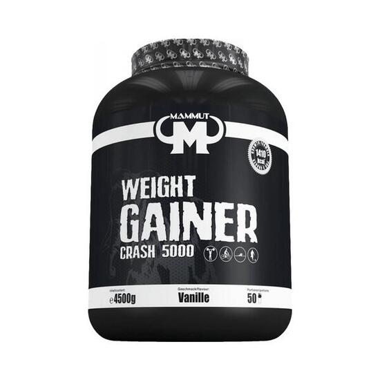 Mammut Weight Gainer Crash 5000 (4500g) Vanilla - Prise de poids - Avec Créatine