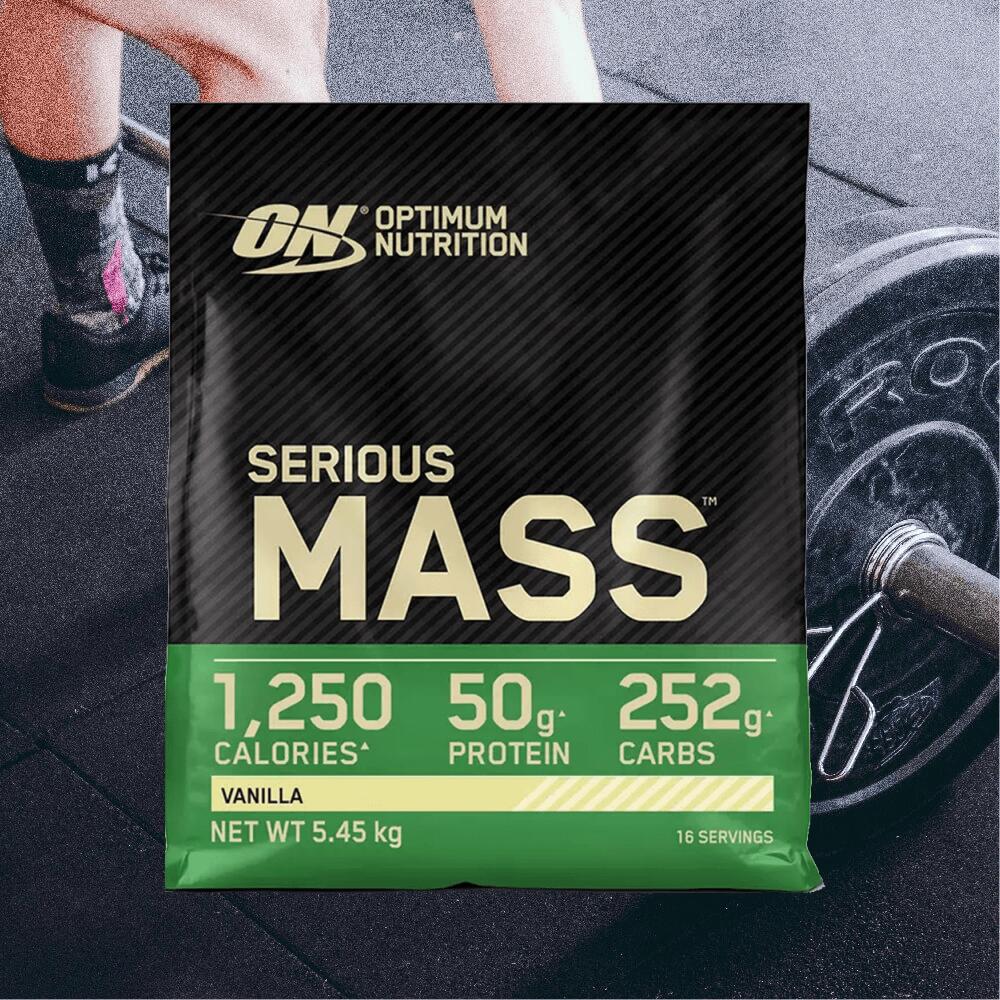 Optimum Nutrition Serious Mass (12lbs) Vanilla - Prise de poids - Avec Créatine 2/3