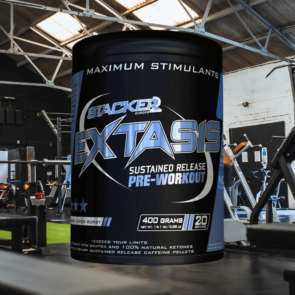 Stacker2 Extasis (20 serv) Orange Lemon Burst - Pré-entraînement 2/4