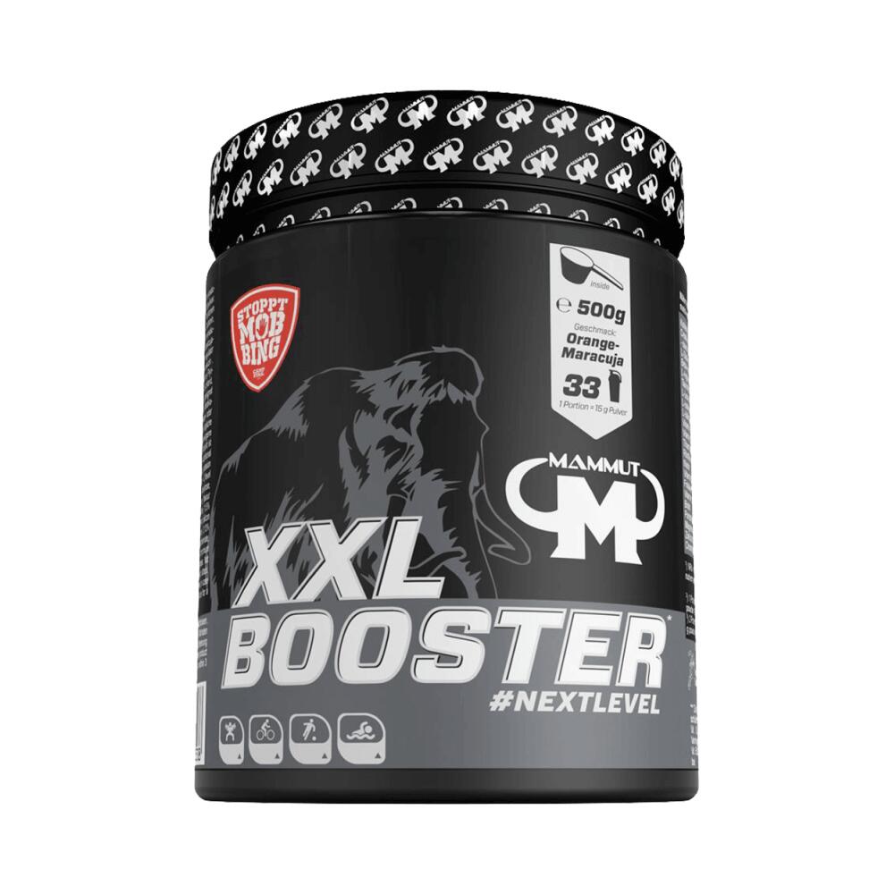 MAMMOTH Mammut XXL Booster (500g) Orange Passion-Fruit - Pre-Workout