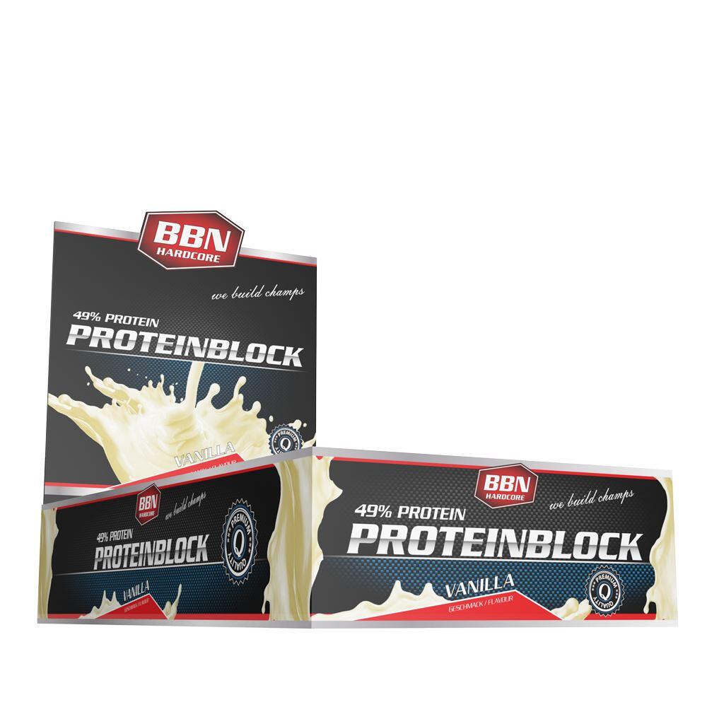 Best Body Nutrition BBN Hardcore Protein Block (15x90g) Vanilla - Barres 4/4