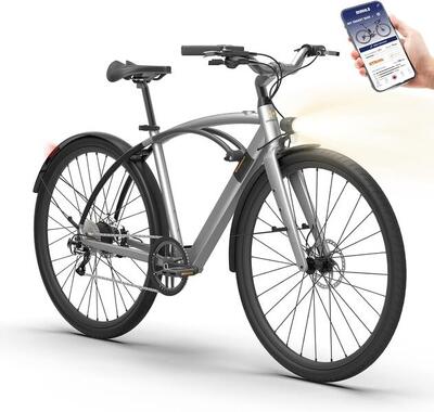 Pyt - Bici a Pedalata Assistita 28". Autonomia 90km Ricarica Veloce - Verde