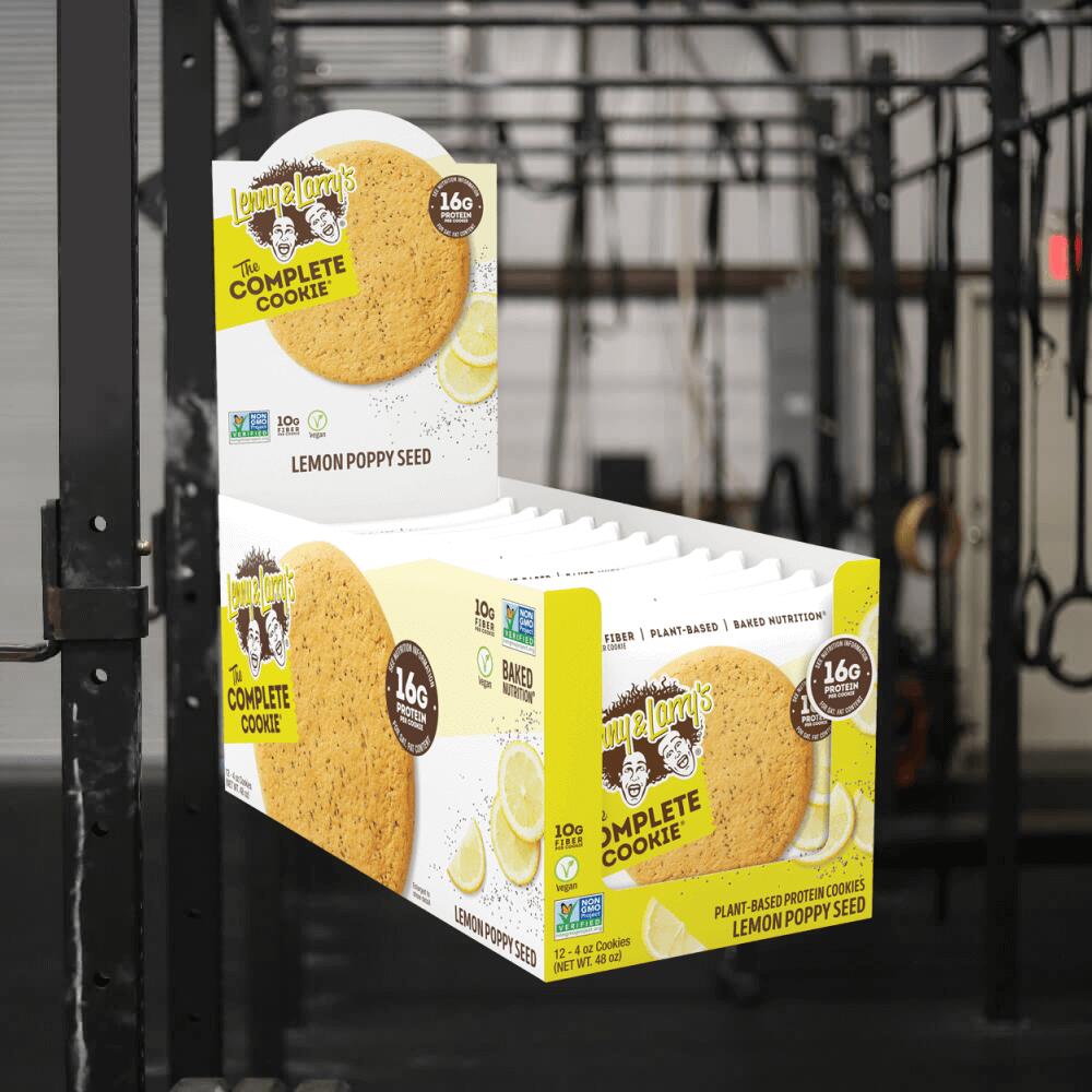 Lenny & Larry's The Complete Cookie (12x113g) Lemon Poppy Seed 2/5