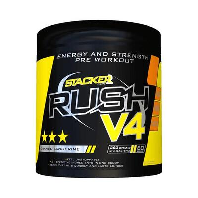 Stacker2 Rush V4 (30 serv) Tropical - Pre-Workout - Pre-Workout Booster
