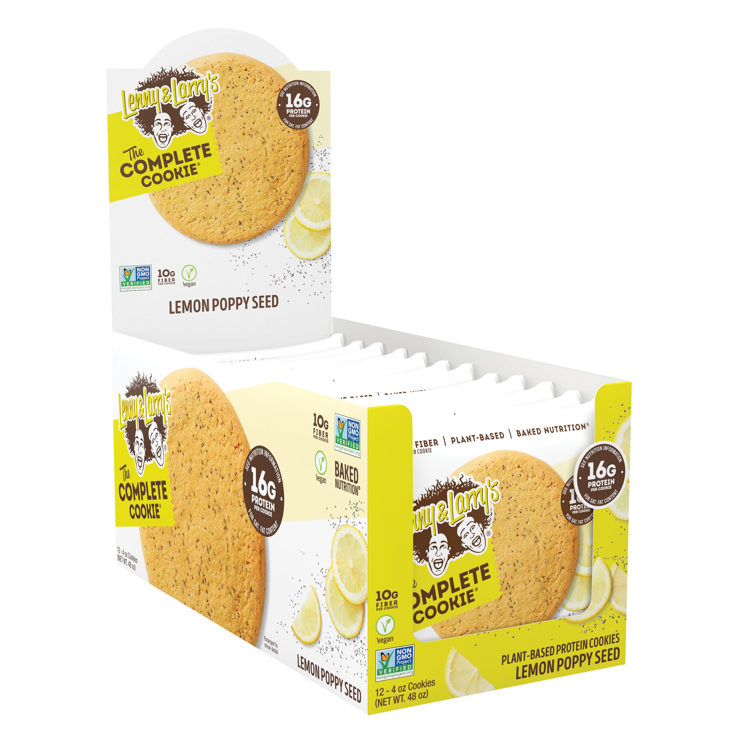 Lenny & Larry's The Complete Cookie (12x113g) Lemon Poppy Seed 5/5