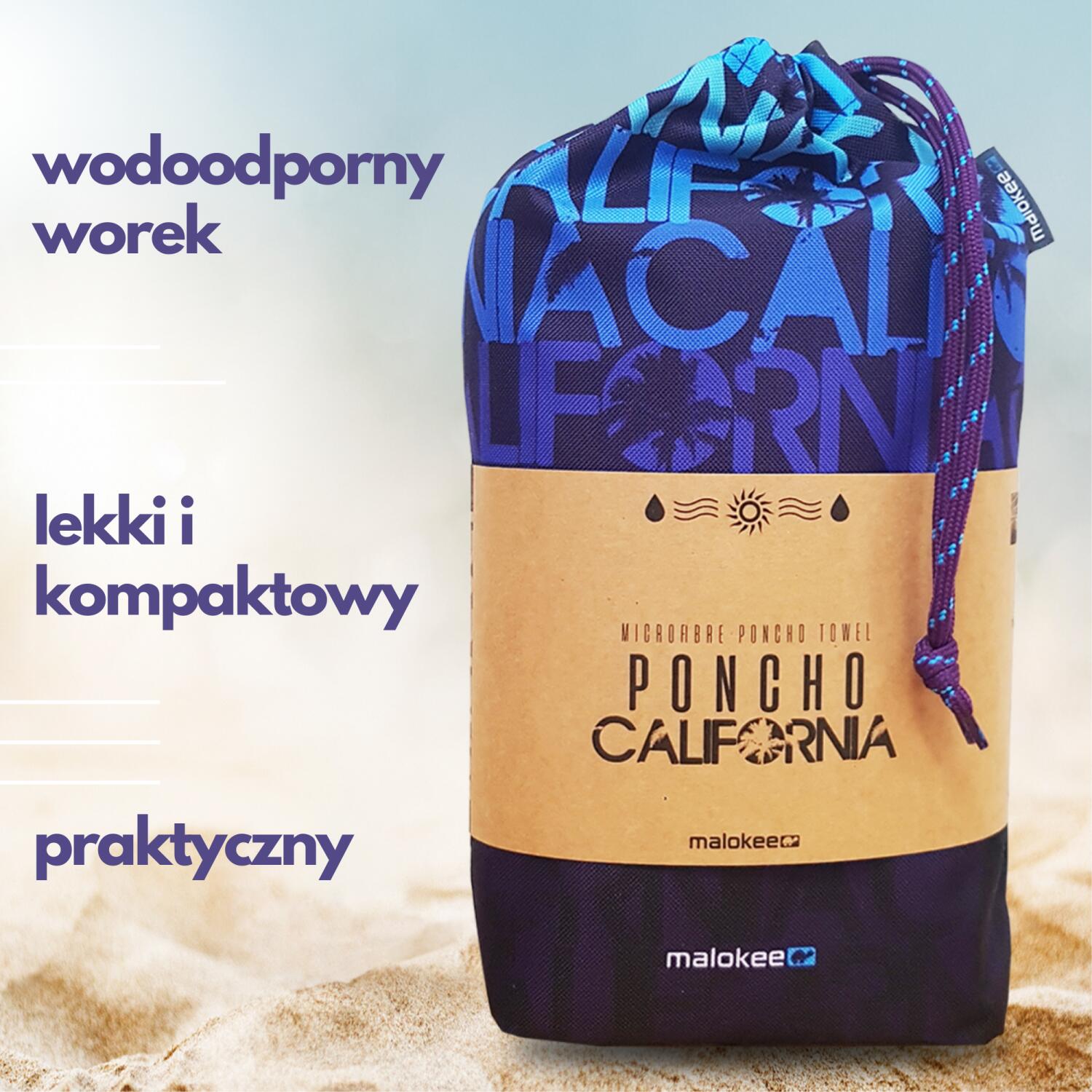 Poncho surf California ponczo plażowe 7/8