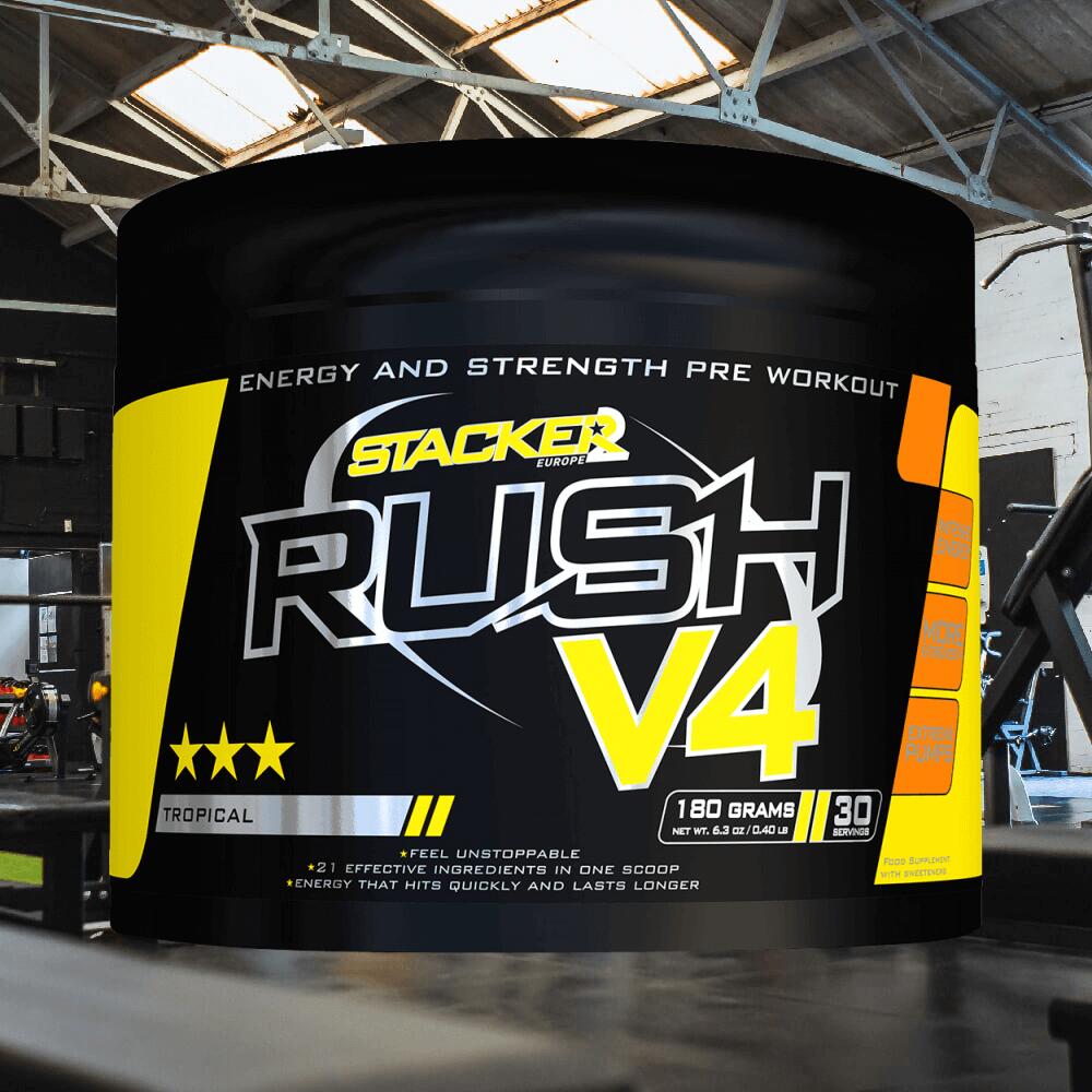 Stacker2 Rush V4  (30 serv) Tropical - Pre-Entrenamiento - Pre-Entrenamiento 2/4