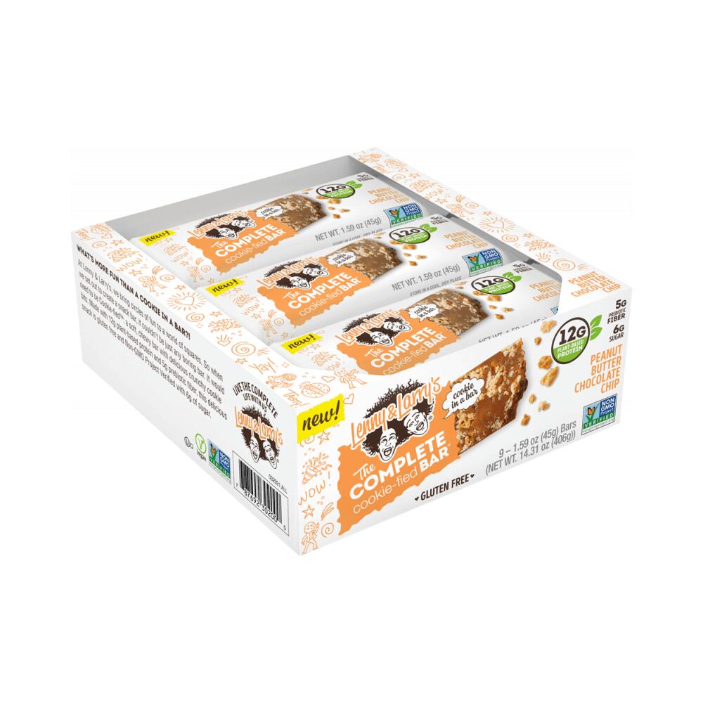 LENNY LARRY Lenny & Larry's The Complete Cookie-fied Bar (9x45g) Peanut Butter Chocolate