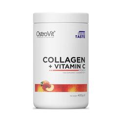 OstroVit Collagen + Vitamin C (400g) Peach - Protéines - Collagène