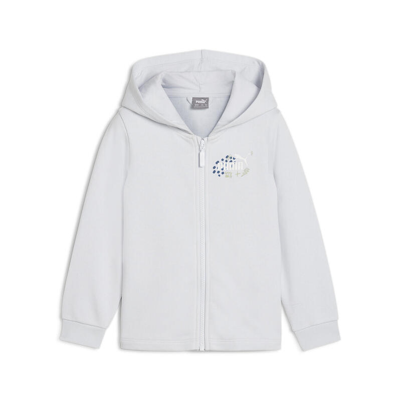 Felpa con cappuccio ESS+ per bambini PUMA Silver Mist Gray