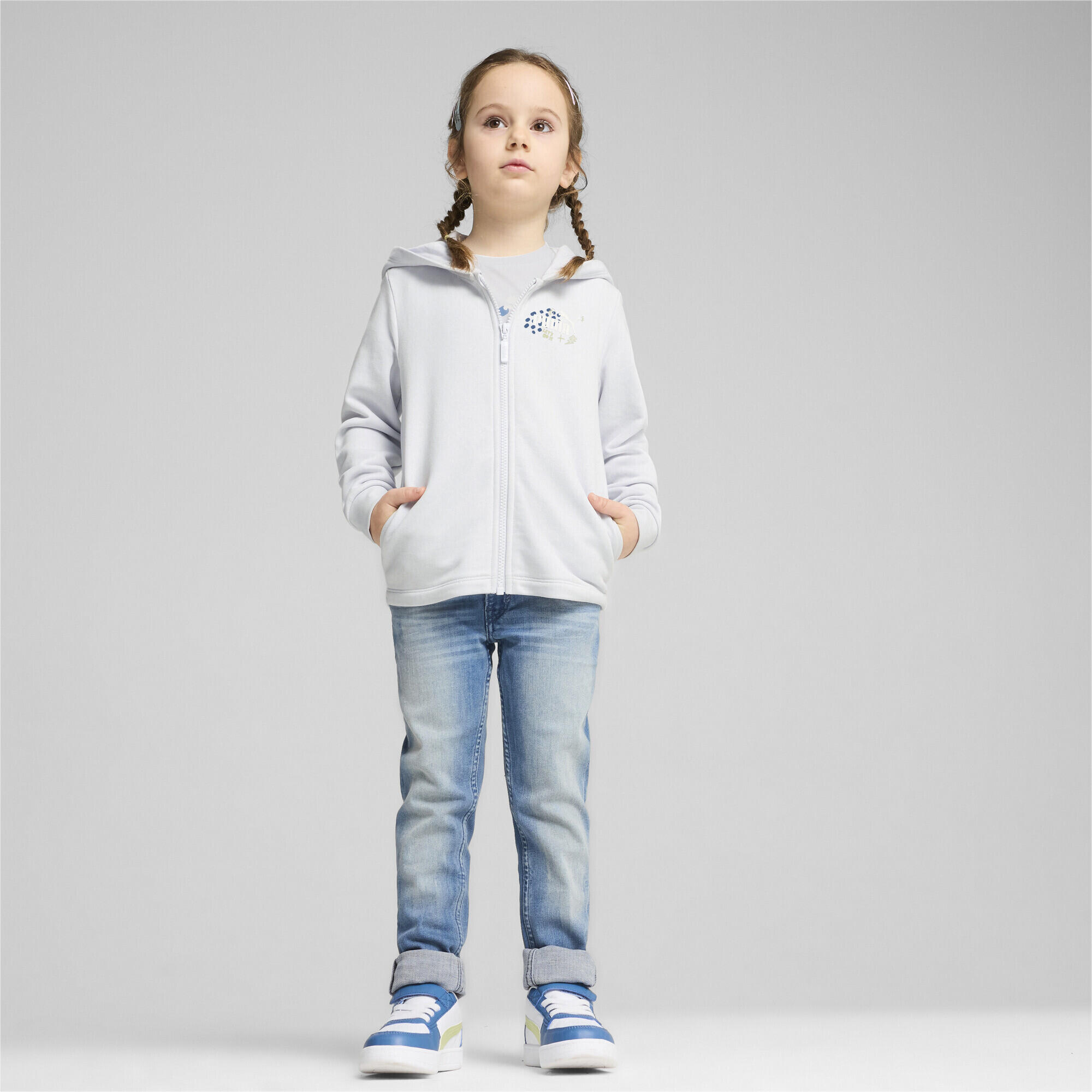 ESS+ hoodie voor kinderen PUMA Silver Mist Gray 7/7
