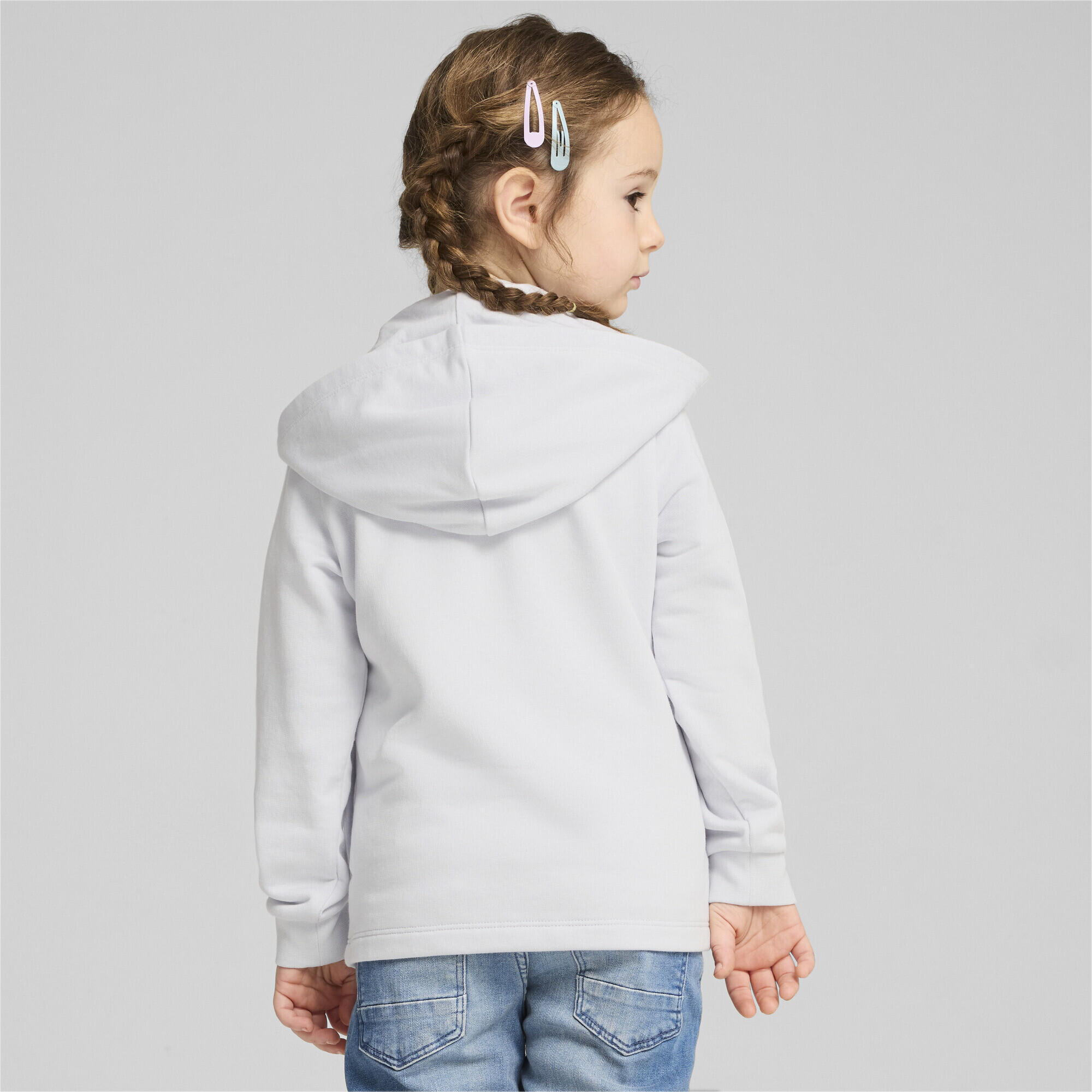ESS+ hoodie voor kinderen PUMA Silver Mist Gray 6/7