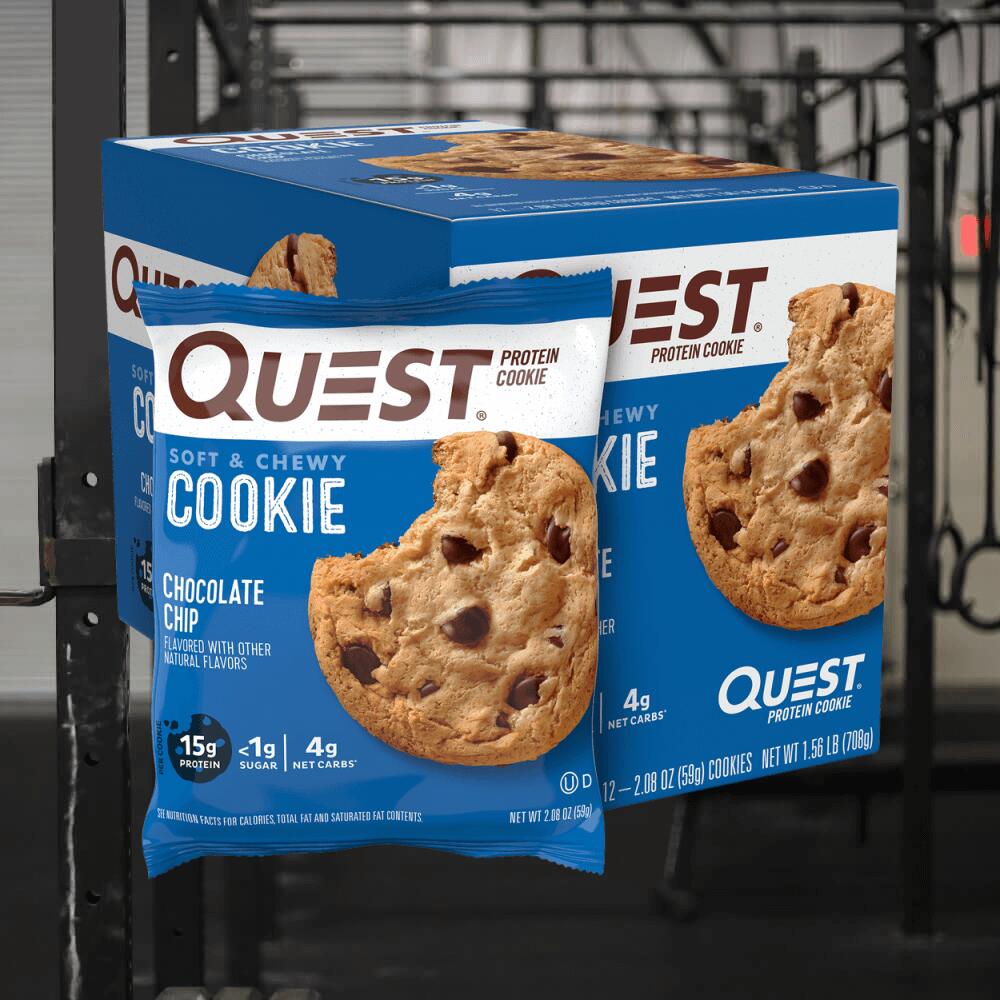 Quest Nutrition Protein Cookie (12x59g) Chocolate Chip - Alimenti funzionali 2/5