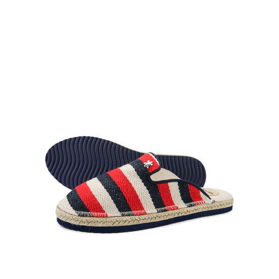 Femme espadrille*slip-in Espadrilles Bleu nuit / Rouge / Beige