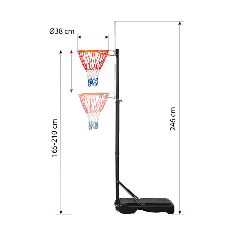 Panier de basket-ball Nils ZDK018