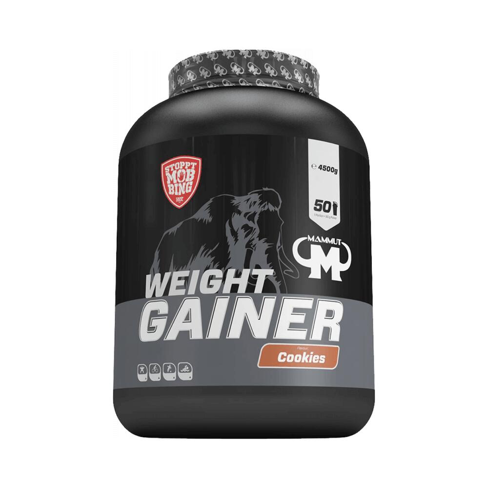MAMMOTH Mammut Weight Gainer Crash 5000 (4500g) Cookies - Gewichtstoename - Met Creatine