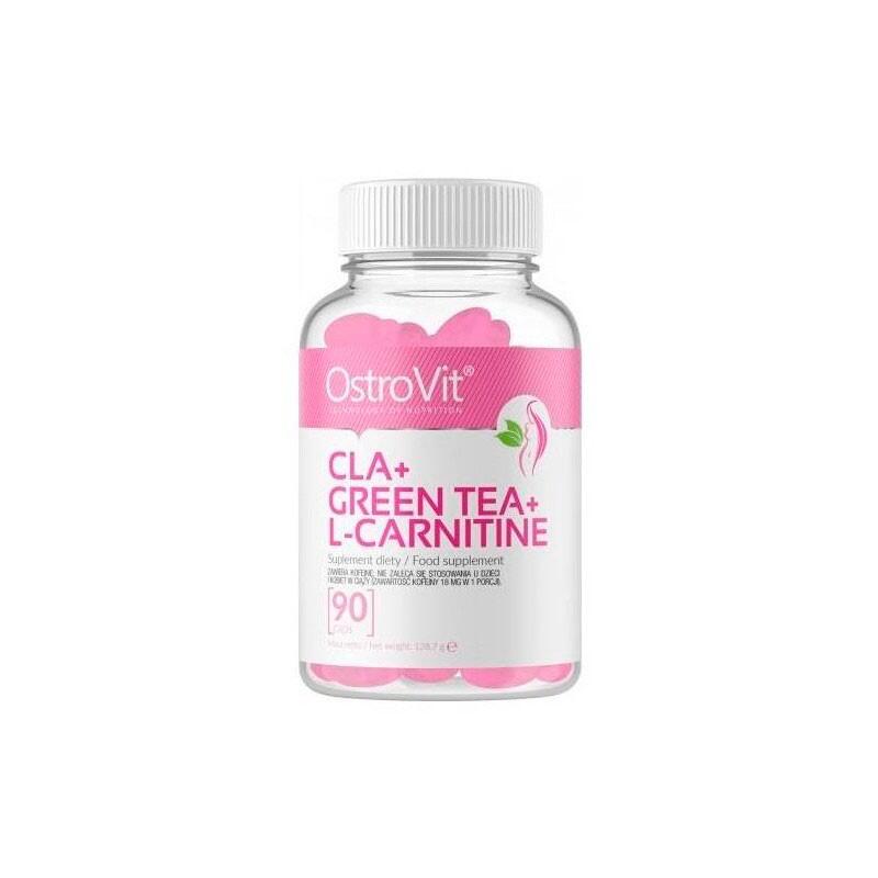 CLA Carnitine green tea - 90 dragees - Ostrovit