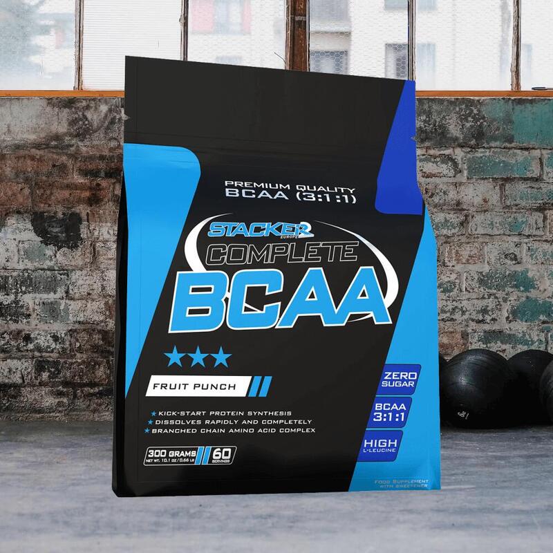 Stacker2 Complete BCAA (300g) Fruit Punch - Acides aminés - BCAA