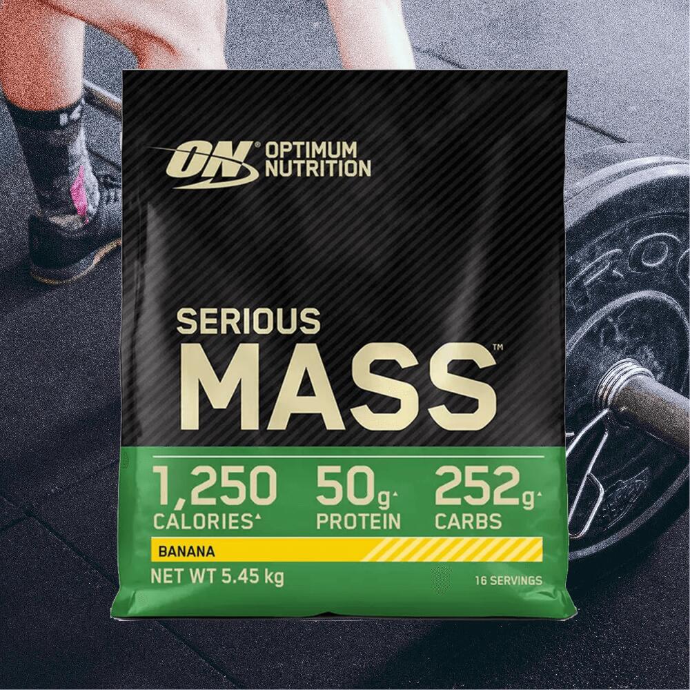 Optimum Nutrition Serious Mass (12lbs) Banana - Prise de poids - Avec Créatine 2/3