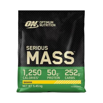 Optimum nutrition serious mass (12lbs) banana - gewichtstoename - met creatine