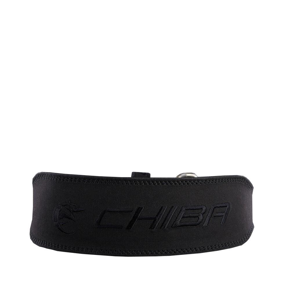 Chiba 40810 Leather Training  Belt (Black/Black) M - Accessoires - Riemen 3/3