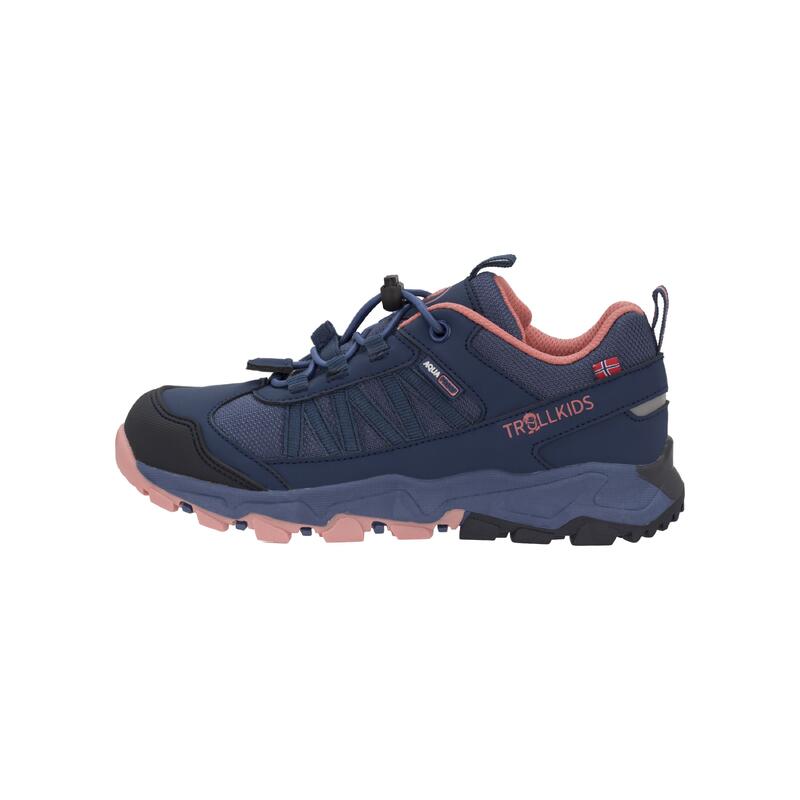 Chaussures de randonnée pour enfants Tronfjell low bleu lotus/corail