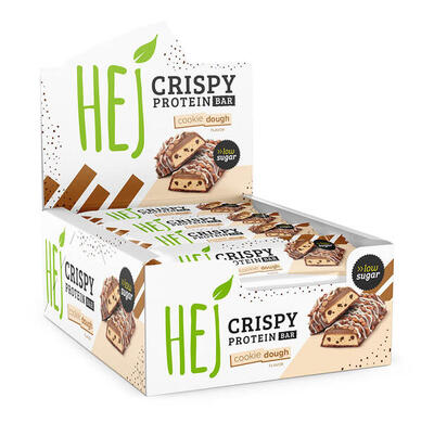 Hej natural hej crispy bar (12x45g) cookie dough - repen - eiwit repen