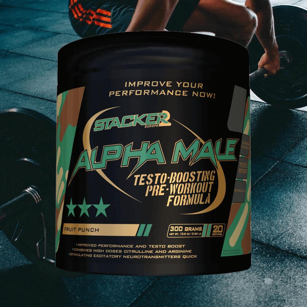 Stacker2 Alpha Male (20 serv) Fruit Punch 2/3