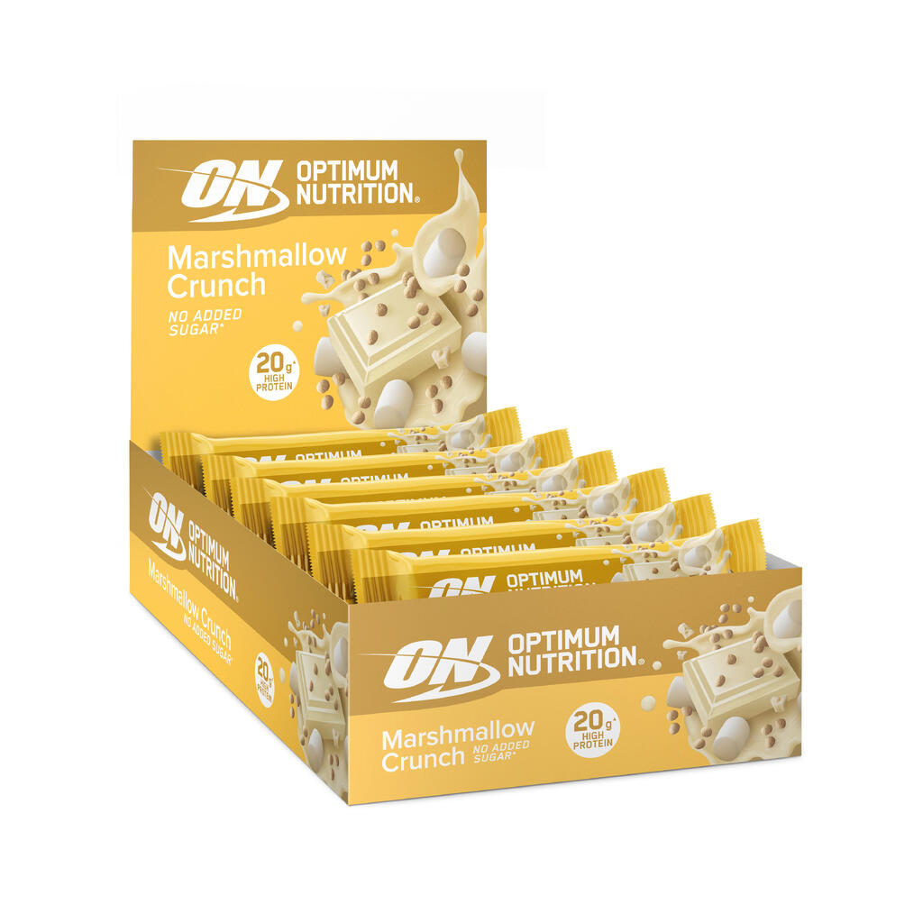 Optimum Nutrition Protein Crisp Bar (10x65g) Marshmallow Crunch - Bars
