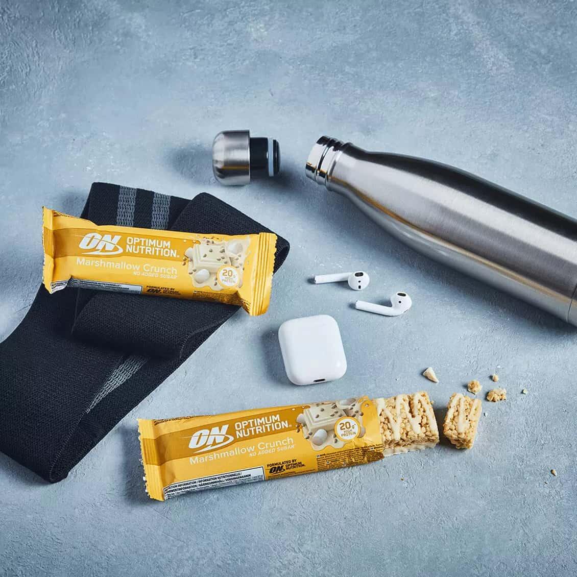 Optimum Nutrition Protein Crisp Bar (10x65g) Marshmallow Crunch - Repen 4/5