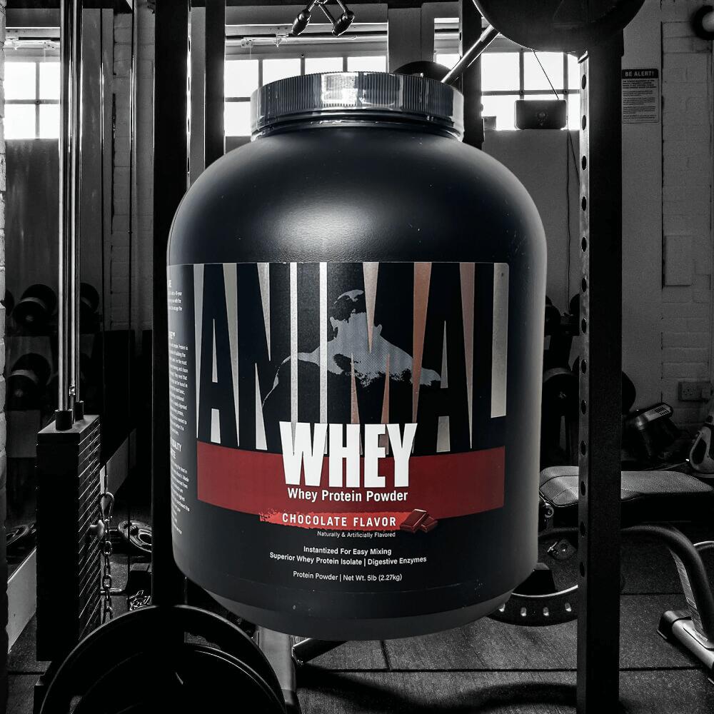 Universal Nutrition Animal Whey (5lbs) Chocolate - Proteine 2/3