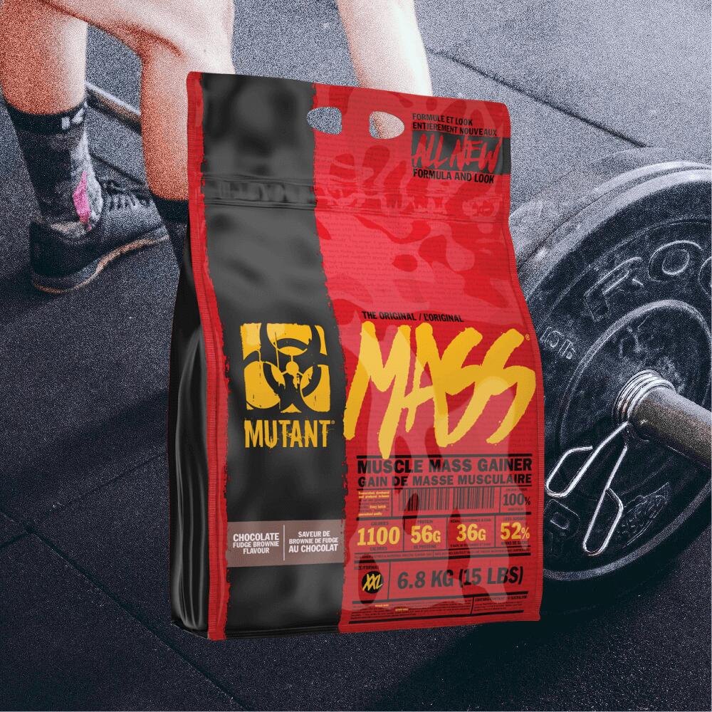 Mutant Mutant Mass (6800g) Chocolate Fudge Brownie - Gewichtstoename 2/4