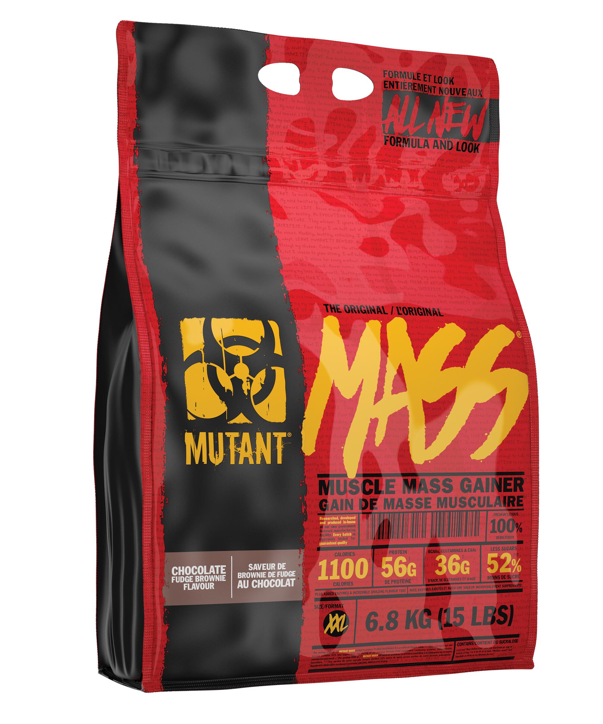 Mutant Mutant Mass (6800g) Chocolate Fudge Brownie - Gewichtstoename 4/4