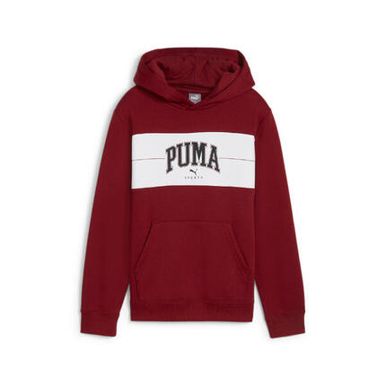 Młodzieżowa bluza z kapturem PUMA SQUAD PUMA Intense Red