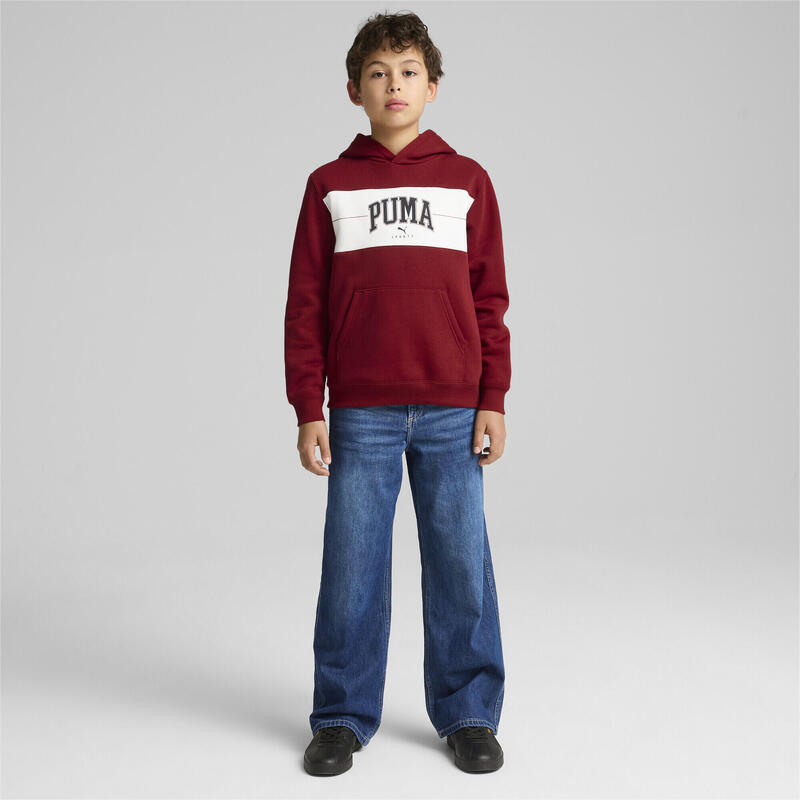 Mikina PUMA SQUAD Youth PUMA Intense Red