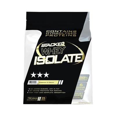 Stacker2 whey isolate (750g) vanilla - eiwitten - wei-eiwit isolaat