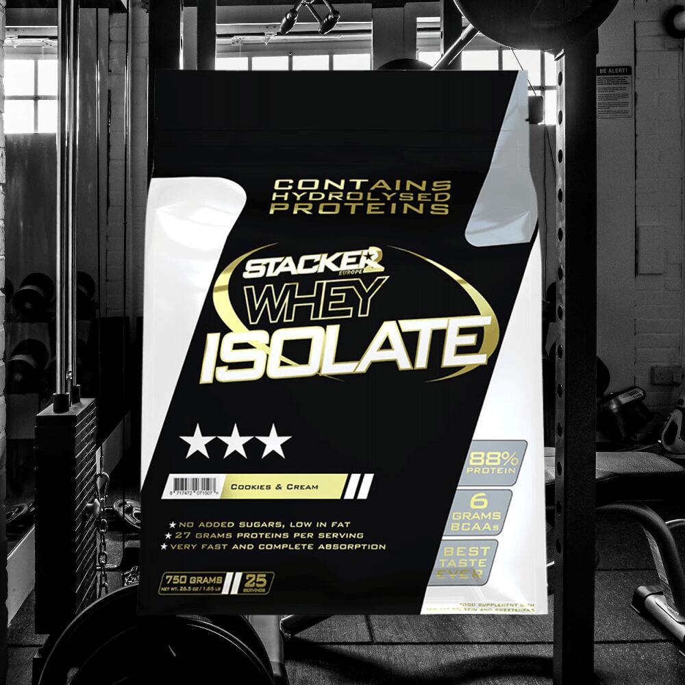 Stacker2 Whey Isolate (750g) Cookies & Cream - Protéines 2/3