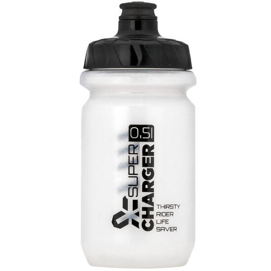 Bidon rowerowy CTM Supercharger 500ml transparentny
