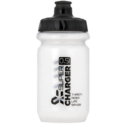 Bidon rowerowy CTM Supercharger 500ml transparentny