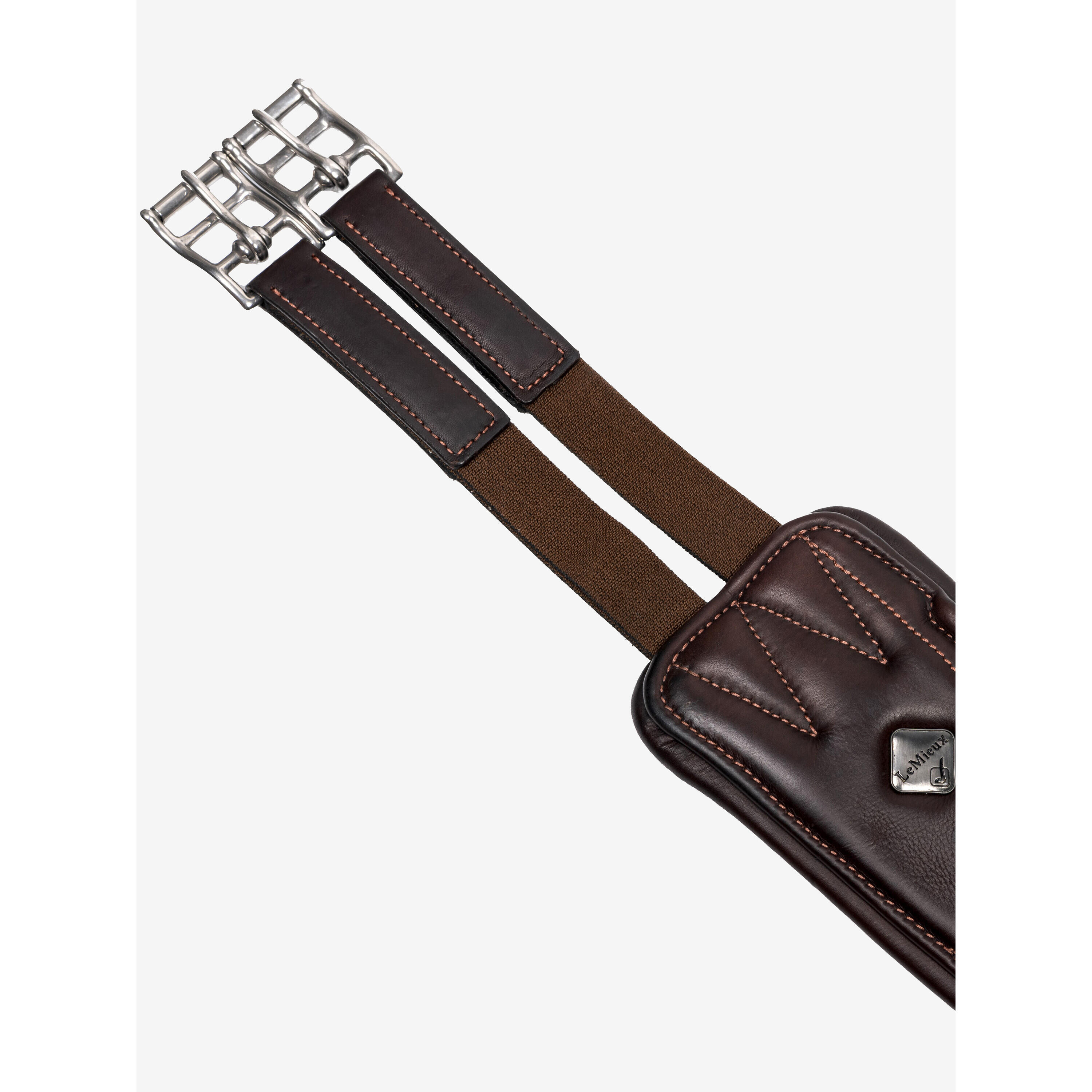 Anatomische lederen singel voor paarden LeMieux Gel-Tek 5/6