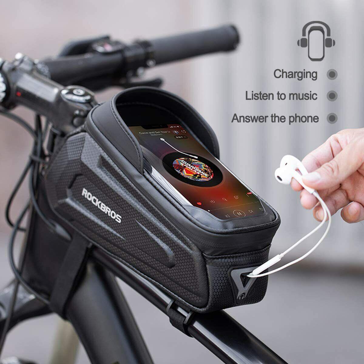 Torebka na telefon na ramę rowerową Rockbros B68 4/5