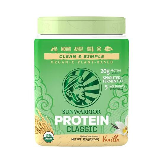Sunwarrior Protein Classic Organic (375g) Vanilla - Proteine - Proteine vegane