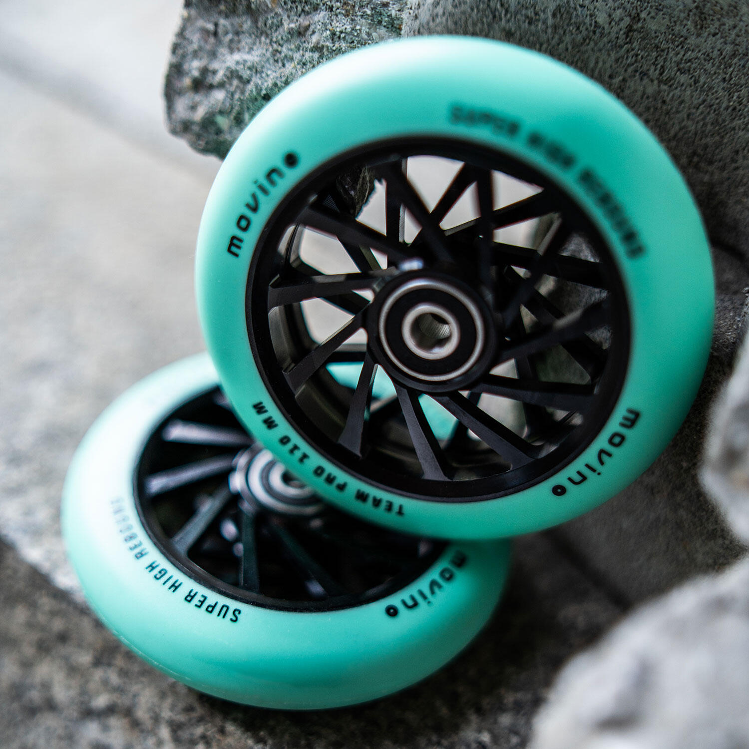 Rodas scooter Movino TEAM PRO 110 mm (hortelã) 2/3